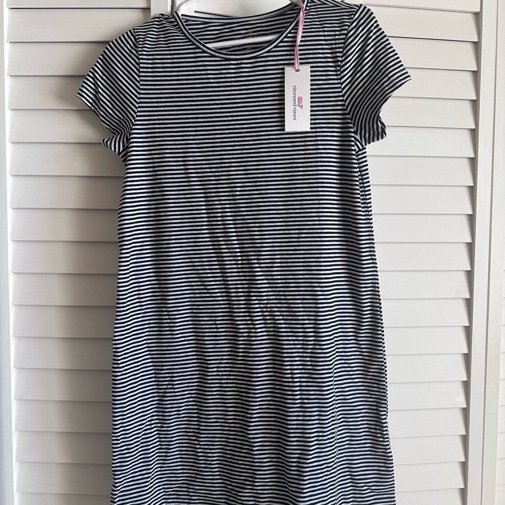 Vineyard Vines “Edgartown Madaket Striped Tee Dress”